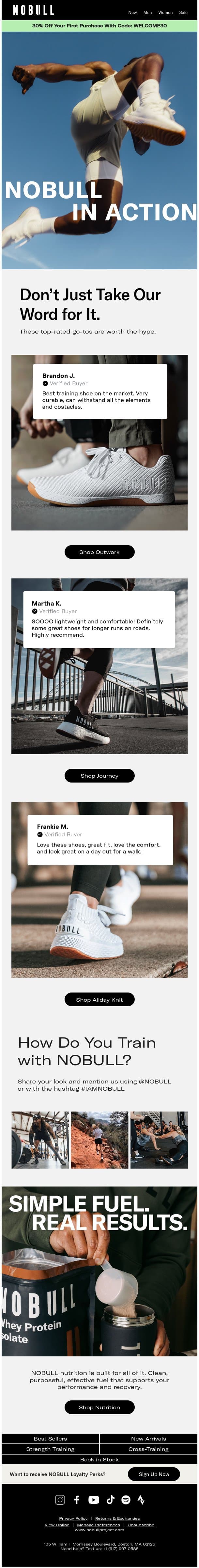 See What Everyone’s Talking About email from NOBULL screenshot