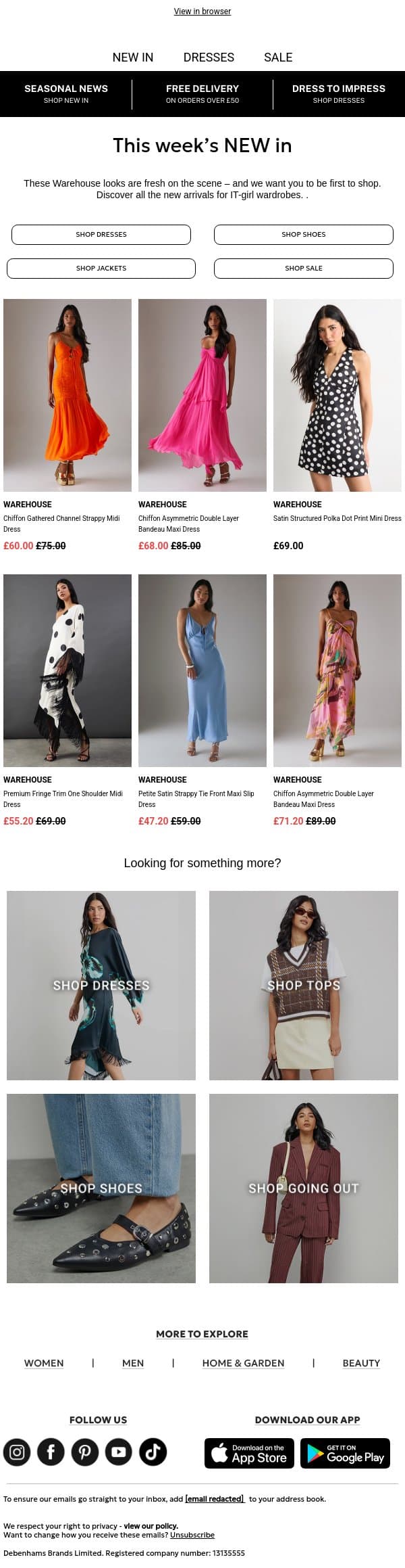 Coming in Hot 🔥 email from Oasis screenshot