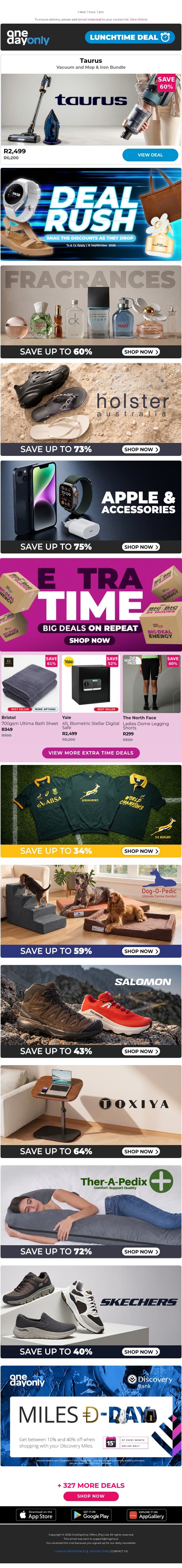 60% OFF this power couple ✨ email from Odo screenshot