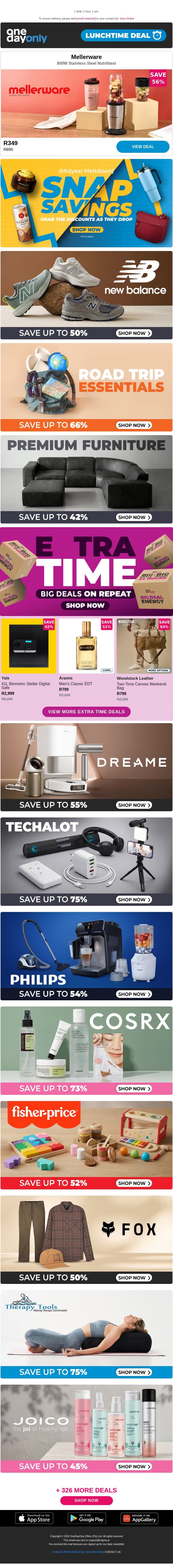 56% OFF? Smooth! 🍎 email from Odo screenshot