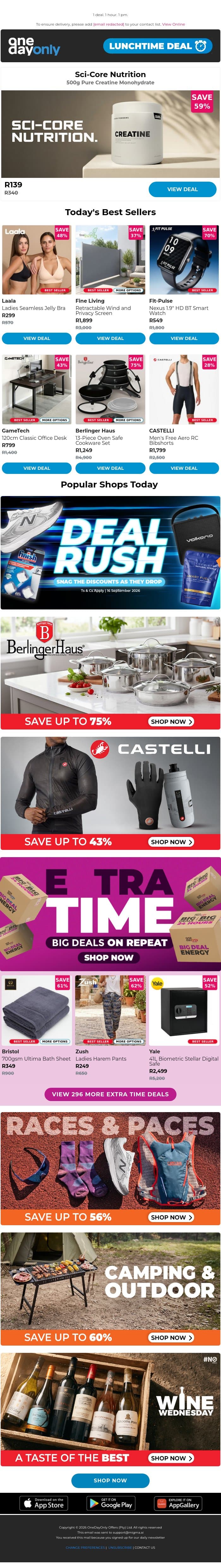 R139: Scoop, there it is! 🥄 email from Odo screenshot