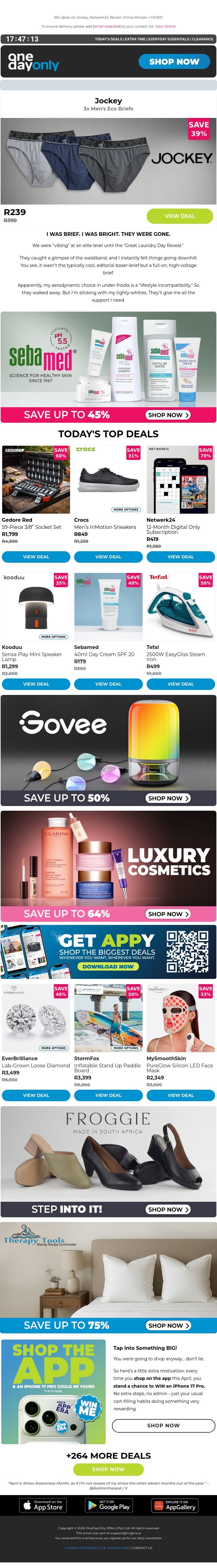 Up to 78% OFF? Fill it up! 🛒 email from Odo screenshot