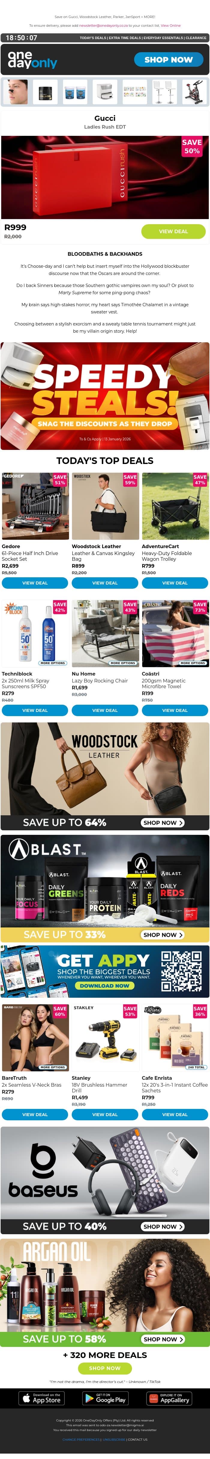 Up to 76% OFF? It’s time to lock in 🔒 email from Odo screenshot