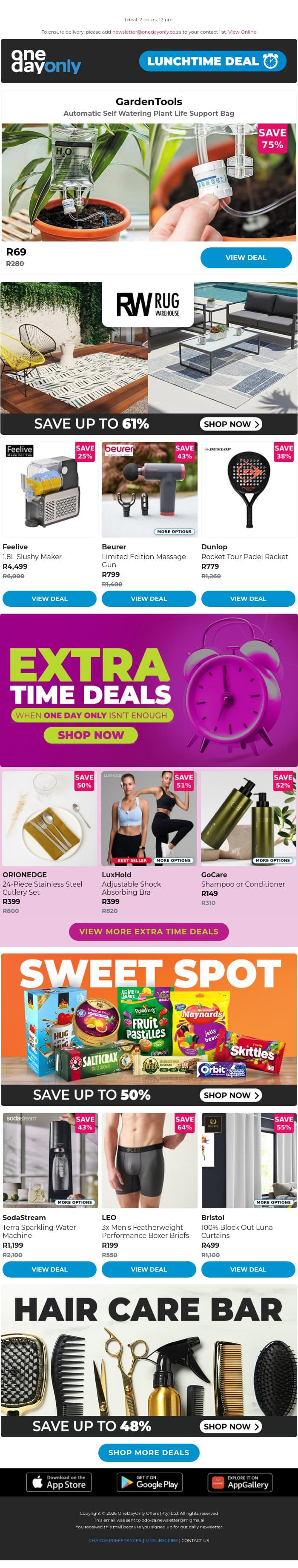 Your plant’s R69 life support 🌱 email from Odo screenshot
