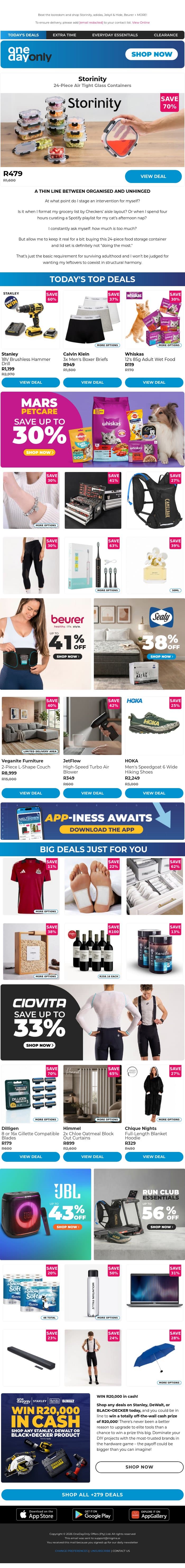 Up to 75% OFF? Yep, for the kids 😎 email from Odo screenshot