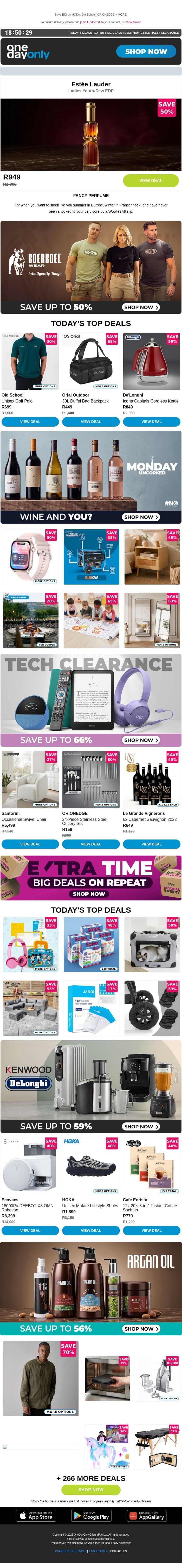 Up to 80% OFF? Fancy! ✨ email from Odo screenshot