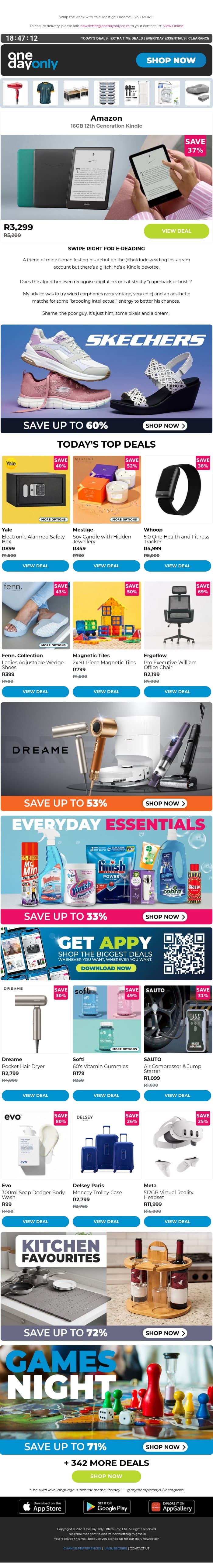Up to 80% OFF: Some Fri-yay for your wallet 👛 email from Odo screenshot