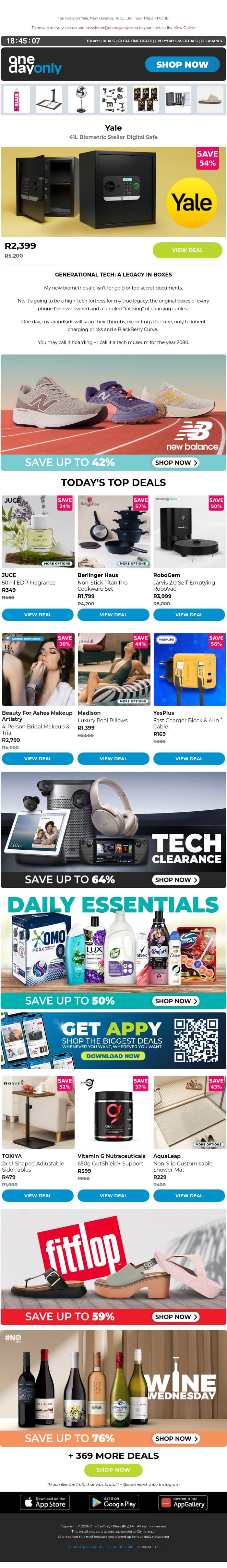 Up to 77% OFF to stand on business🧍🏽‍♂️ email from Odo screenshot