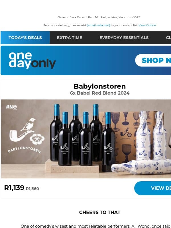 Up to 86% OFF to wrap up winter ❄️ email from Odo