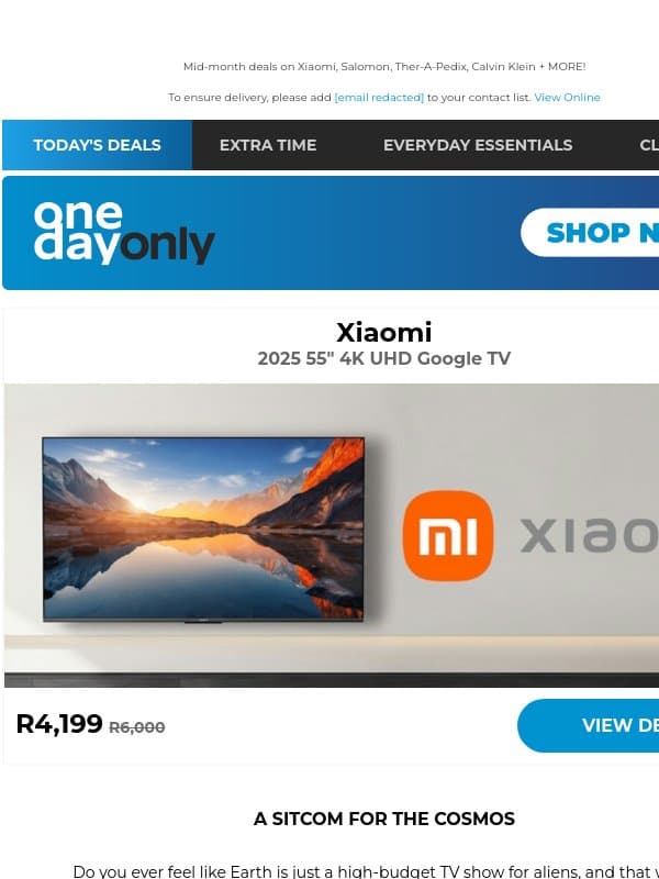 Up to 78% OFF: HD savings for Deal Rush 🤩 email from Odo