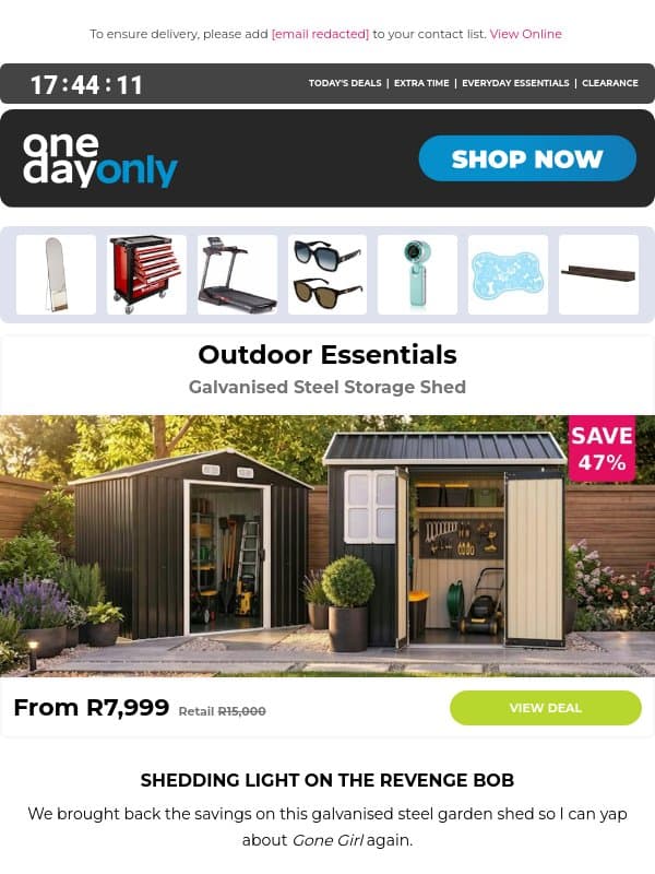 Up to 78% OFF is in the house! 💃 email from Odo