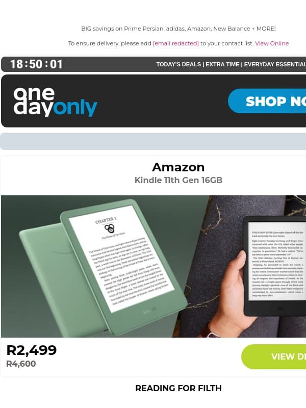 Up to 80% OFF? You better book it! 🏃 email from Odo