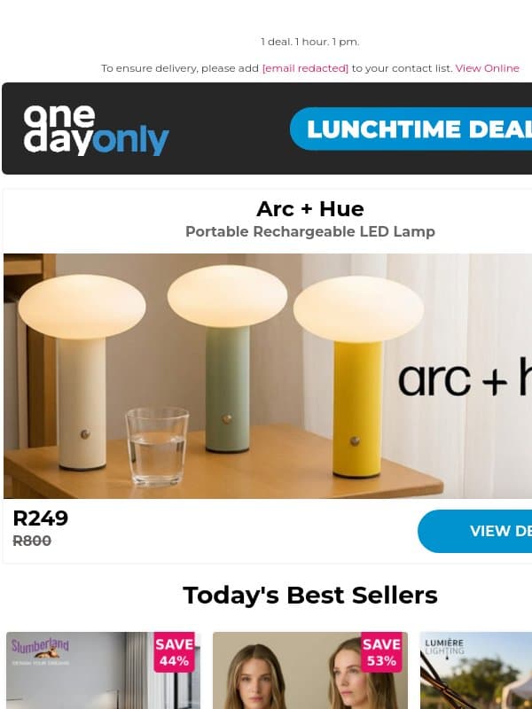 69% OFF? Light it up! 💡 email from Odo