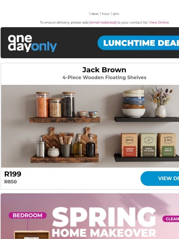 77% OFF? We wood not miss this 😏 email from Odo