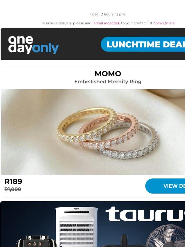 81% OFF has a nice ring to it 🤩 email from Odo