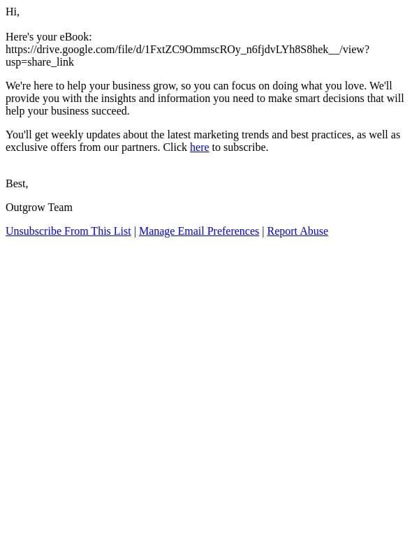 eBook: How Disney Corporation Uses Quizzes, Polls, and Surveys for Boosting its HR: A Case Study email from Outgrow screenshot