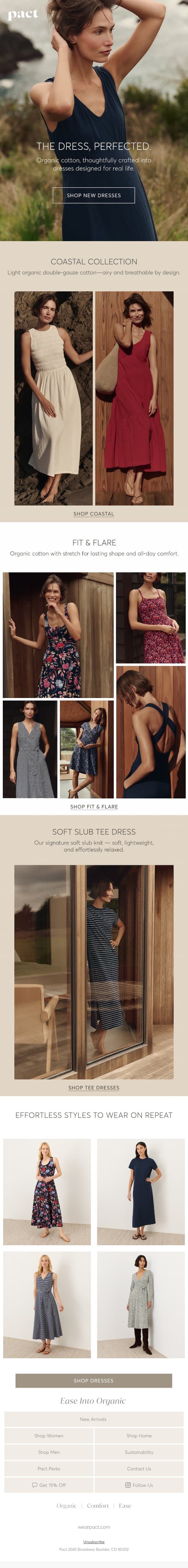 It Starts with the Fabric email from Pact screenshot