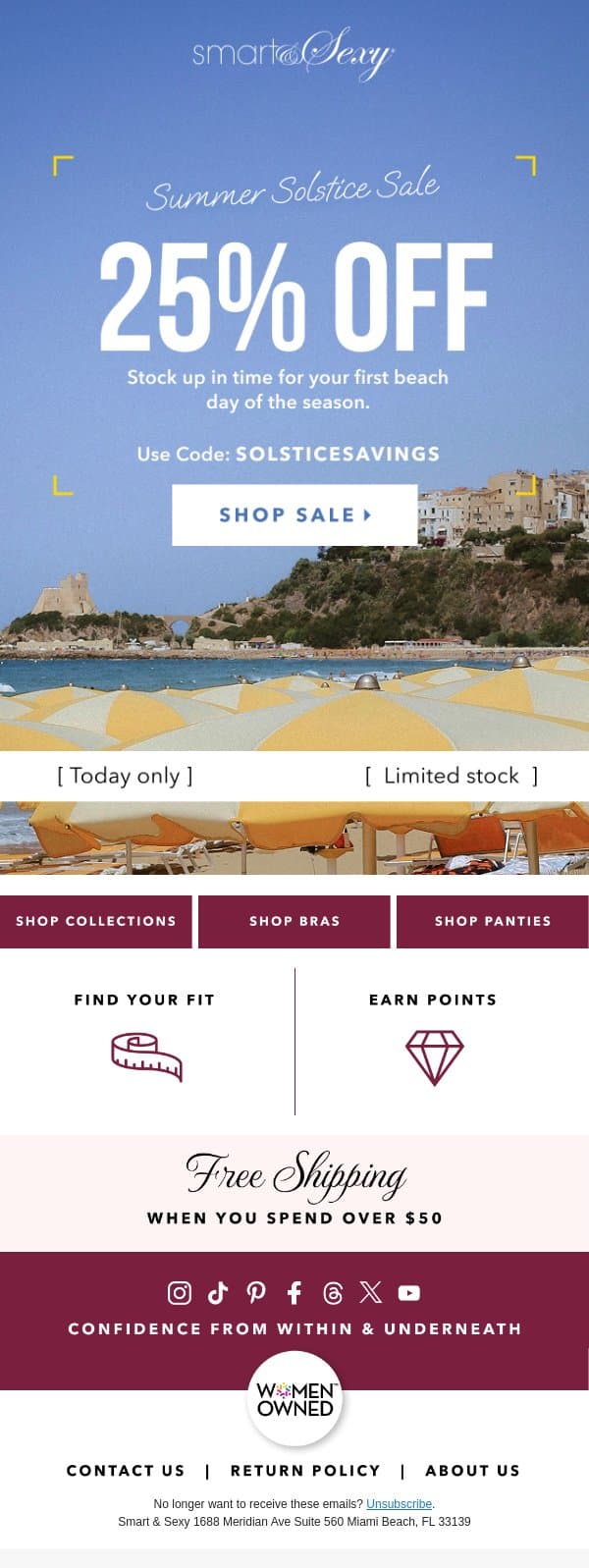 Summer starts.....NOW email from Parade screenshot
