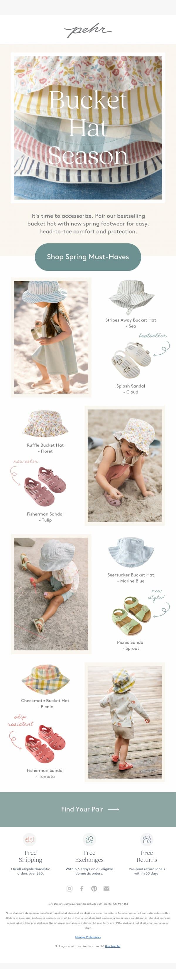 The #1 Beach Accessory You NEED Now email from Pehr screenshot