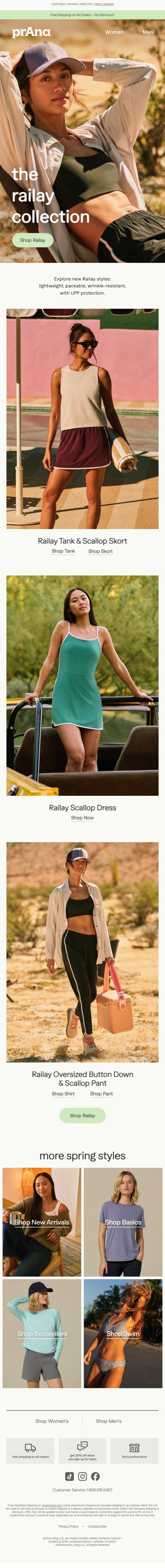 Your Travel BFF: Railay email from Prana screenshot