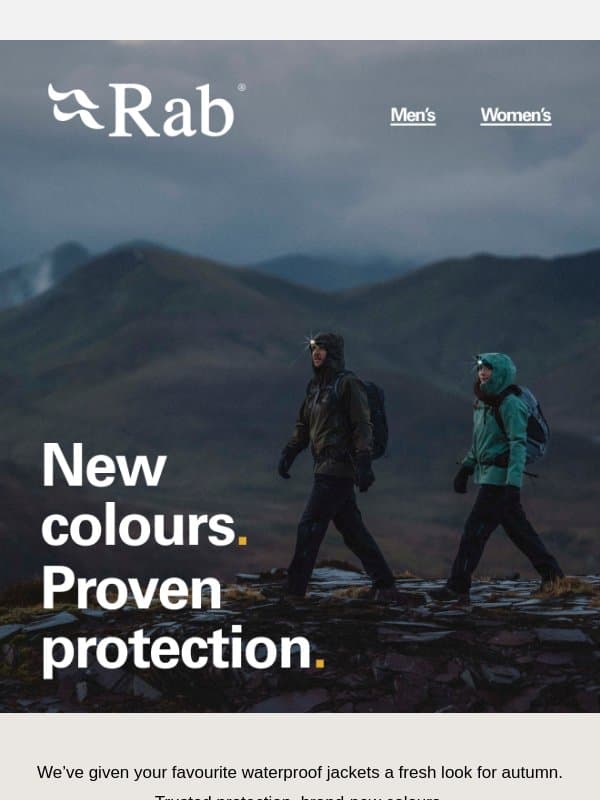Favourite shells in fresh hues. email from Rab