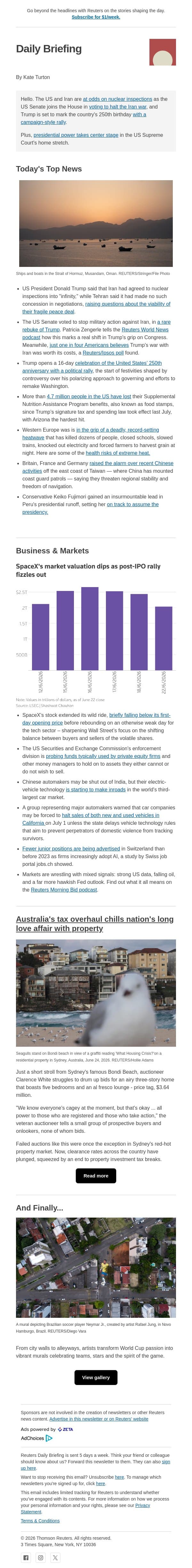 Questions surround fragile peace talks email from Reuters screenshot