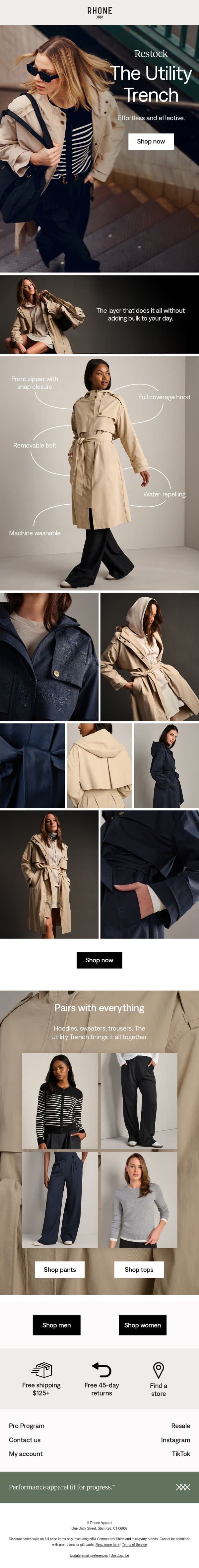 The Utility Trench is back email from Rhone screenshot