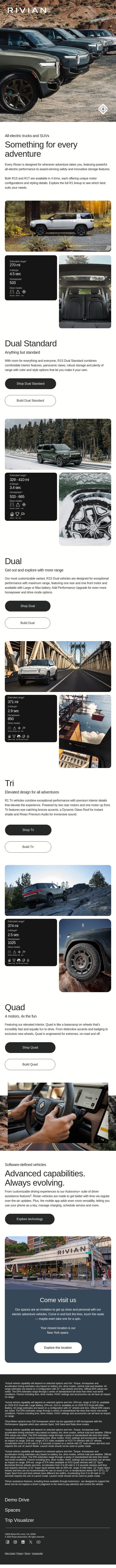 What’s the difference between a Dual, a Tri and a Quad? It’s more than just motors email from Rivian screenshot
