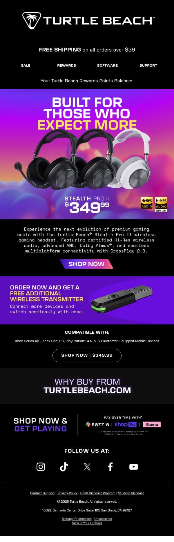 Meet the All-New Stealth™ Pro II - Available Now! email from ROCCAT screenshot