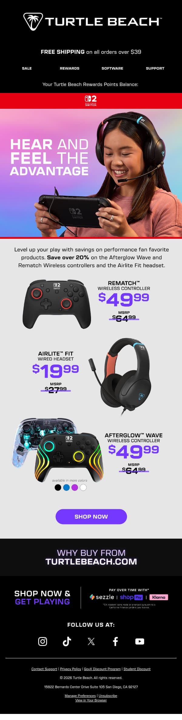 Save Big on Turtle Beach Classics email from ROCCAT screenshot