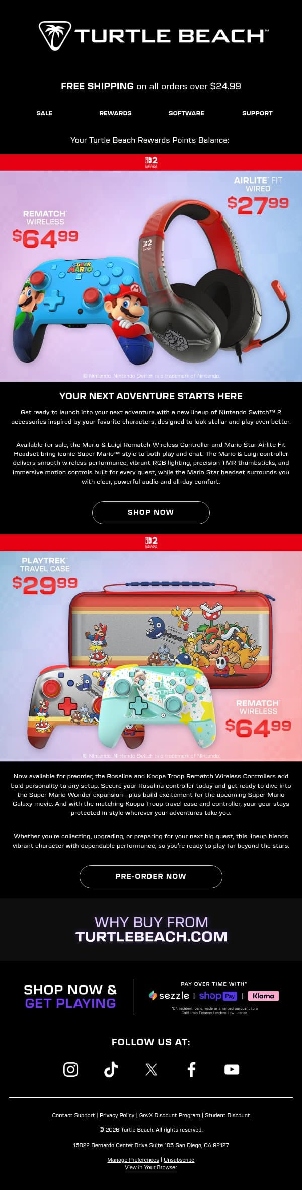 New Switch™ 2 Gear for an Out-of-This-World Adventure email from ROCCAT screenshot