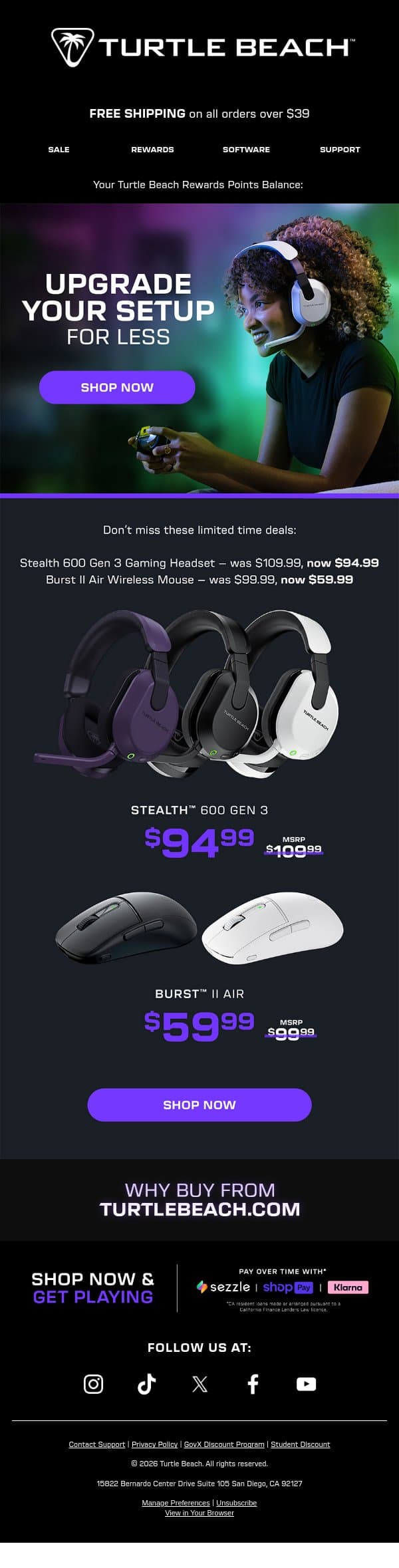 Wireless Freedom & Immersive Sound – On Sale Now email from ROCCAT screenshot