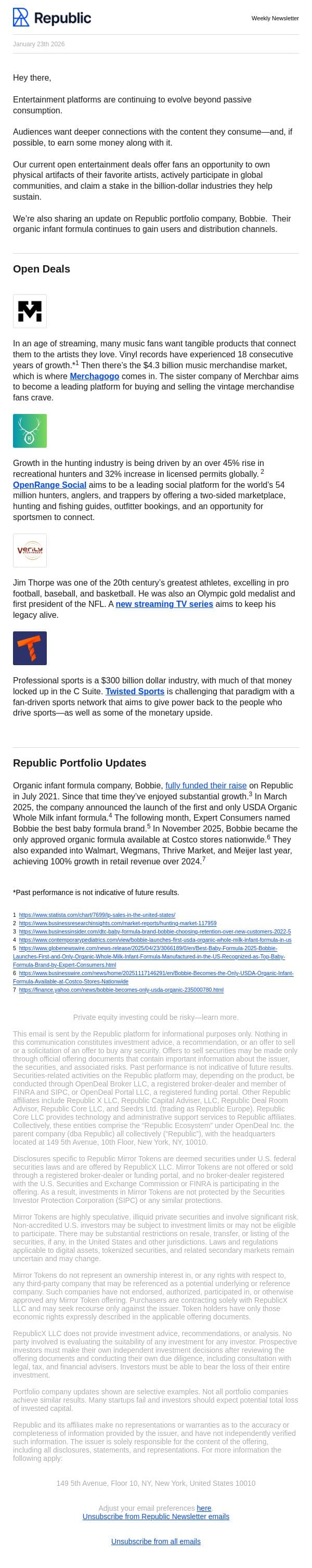 Entertainment can be big business email from Seedrs screenshot