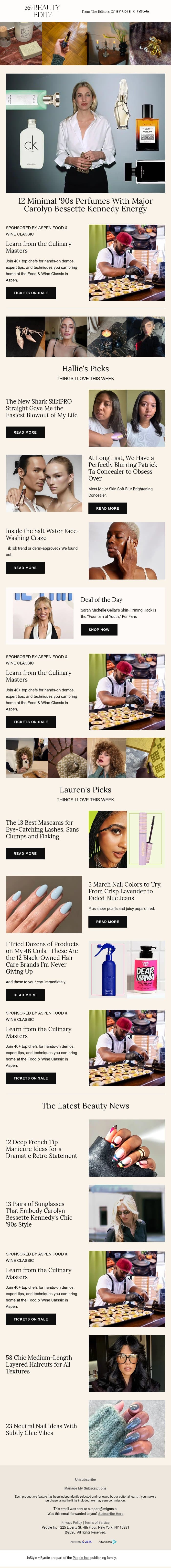 12 minimal '90s perfumes with major Carolyn Bessette energy email from Shape screenshot