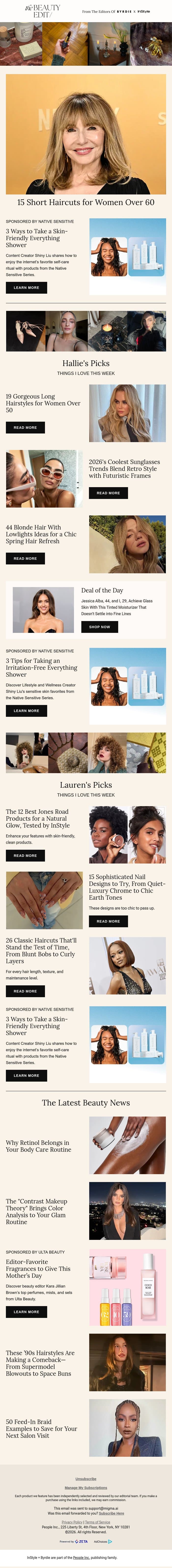 How to get glowy, lit from within makeup in 6 steps no matter your skin type email from Shape screenshot