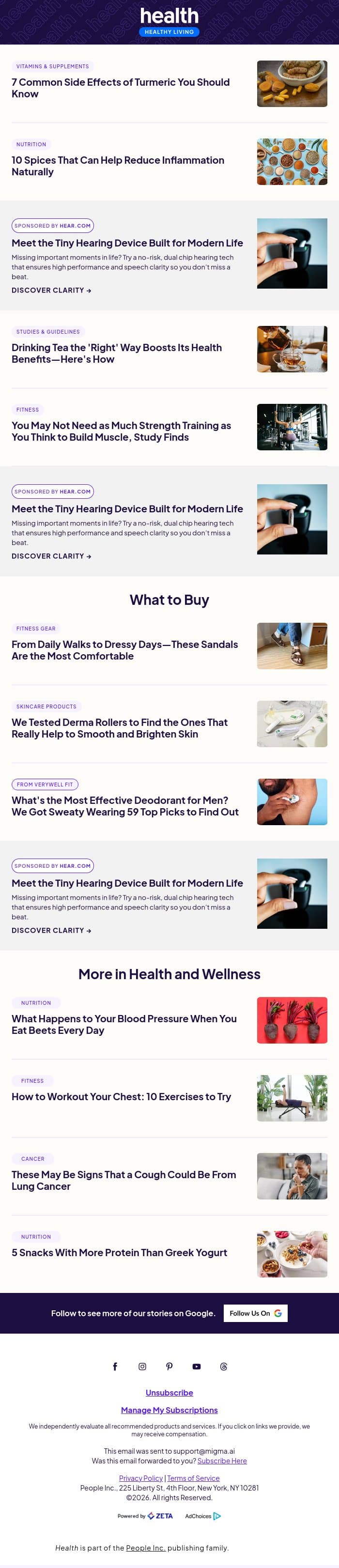 Is Turmeric Safe? 7 Side Effects You Should Know email from Shape screenshot