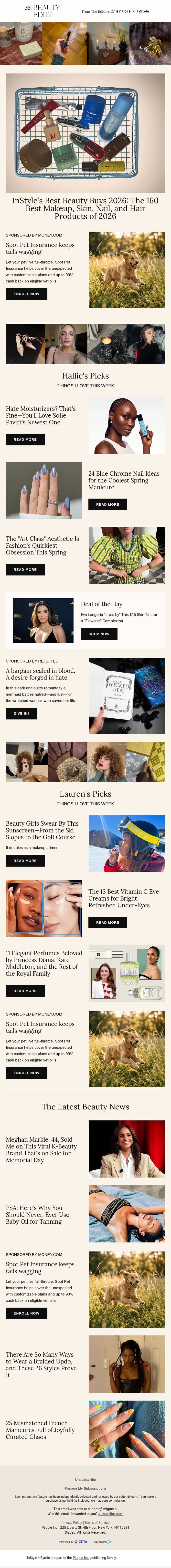 The 160 best makeup, skin, nail, and hair products of 2026 email from Shape screenshot