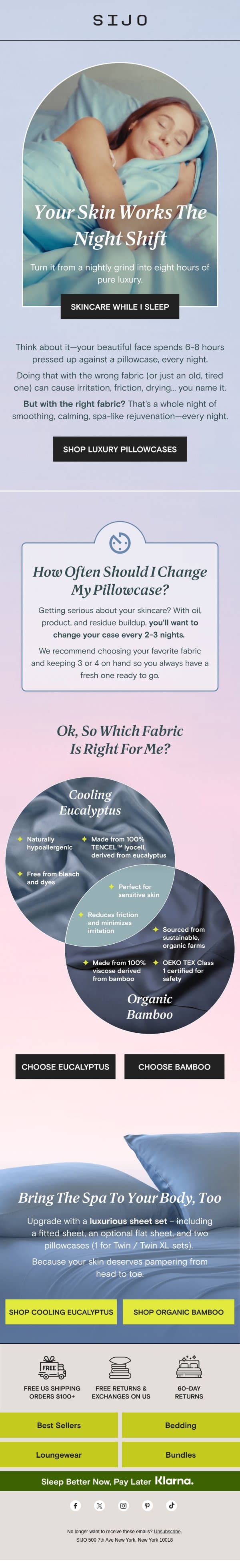 🧴The skincare step you're sleeping on email from Sijo screenshot