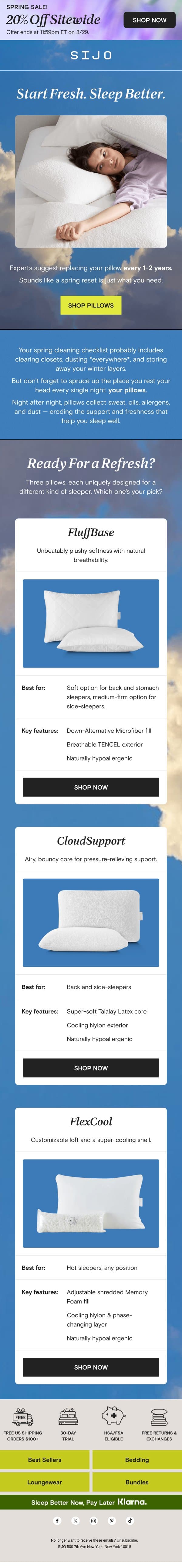 🧼 Your spring-cleaning shortlist email from Sijo screenshot