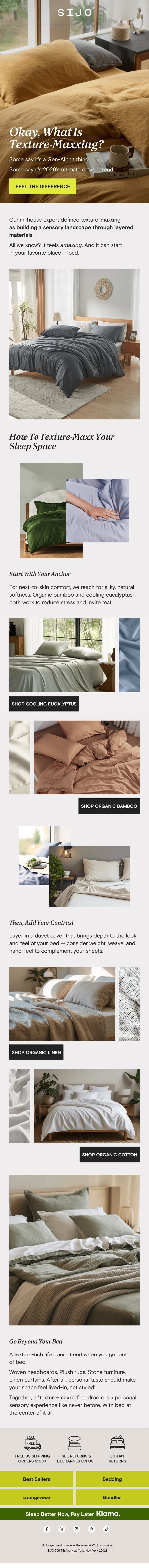 🧶 A guide to texture-maxxing email from Sijo screenshot