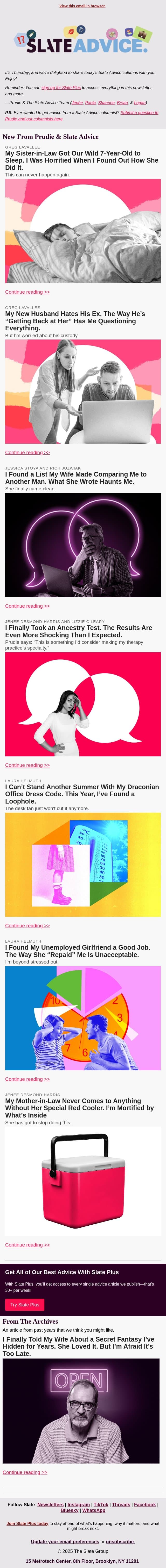 My Sister-in-Law Got Our Wild 7-Year-Old to Sleep. I Was Horrified When I Found Out How She Did It. email from Slate screenshot