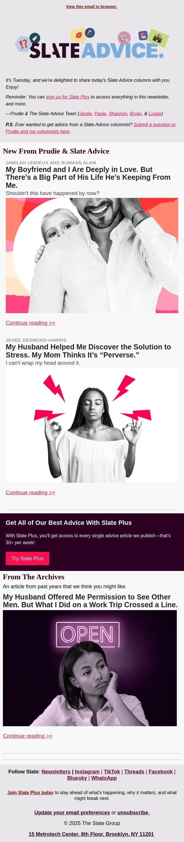 My Boyfriend and I Are Deeply in Love. But There’s a Big Part of His Life He’s Keeping From Me. email from Slate screenshot