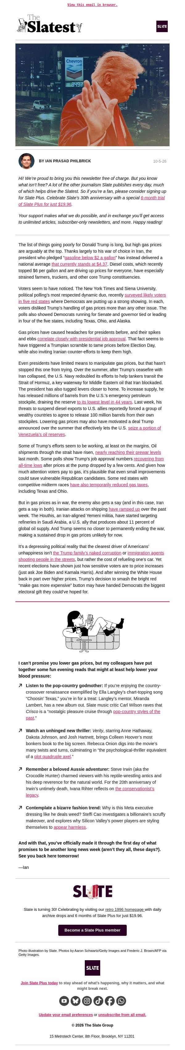 This number explains why Democrats are polling ahead in red states email from Slate screenshot