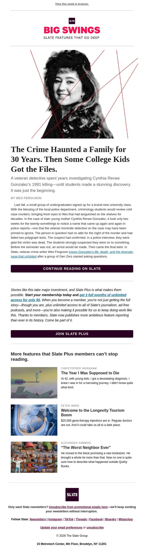 For 30 years, no one could solve this murder email from Slate screenshot