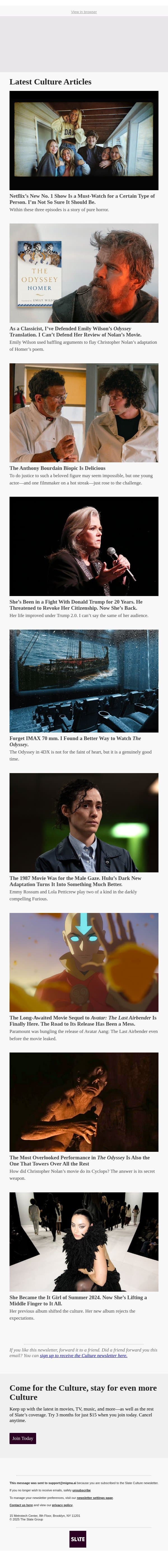 Netflix’s New No. 1 Show Is a Must-Watch for a Certain Type of Person. I’m Not So Sure It Should Be. email from Slate screenshot
