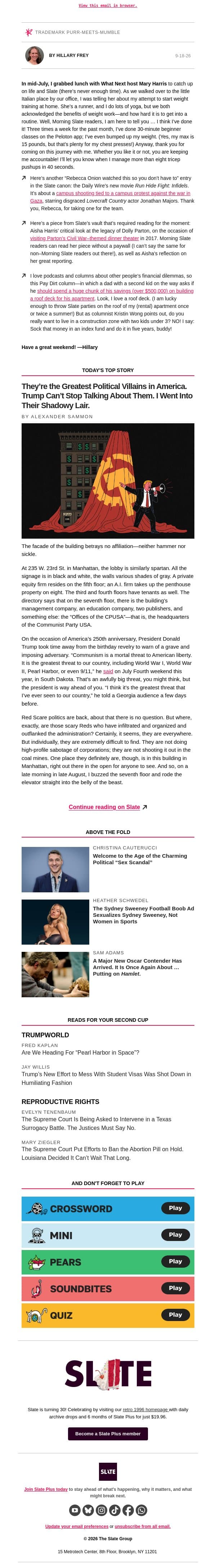 We watched that bananas Daily Wire movie so you don’t have to email from Slate screenshot