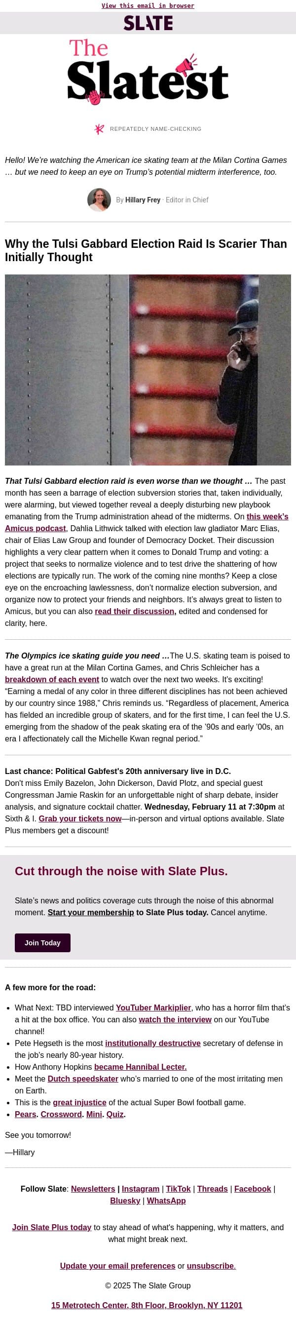 Monitoring midterm meddling email from Slate screenshot