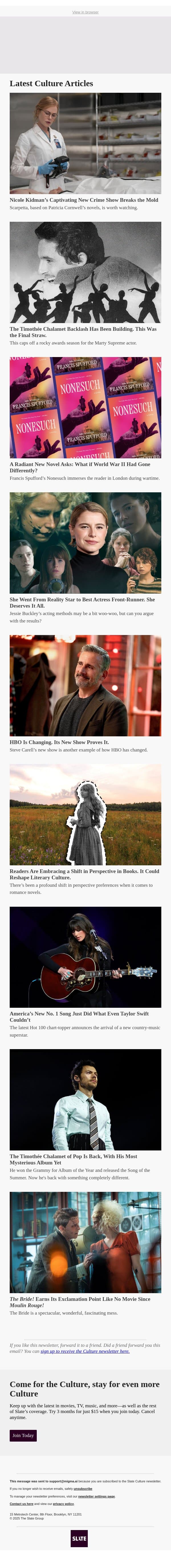 Nicole Kidman’s Captivating New Crime Show Breaks the Mold email from Slate screenshot