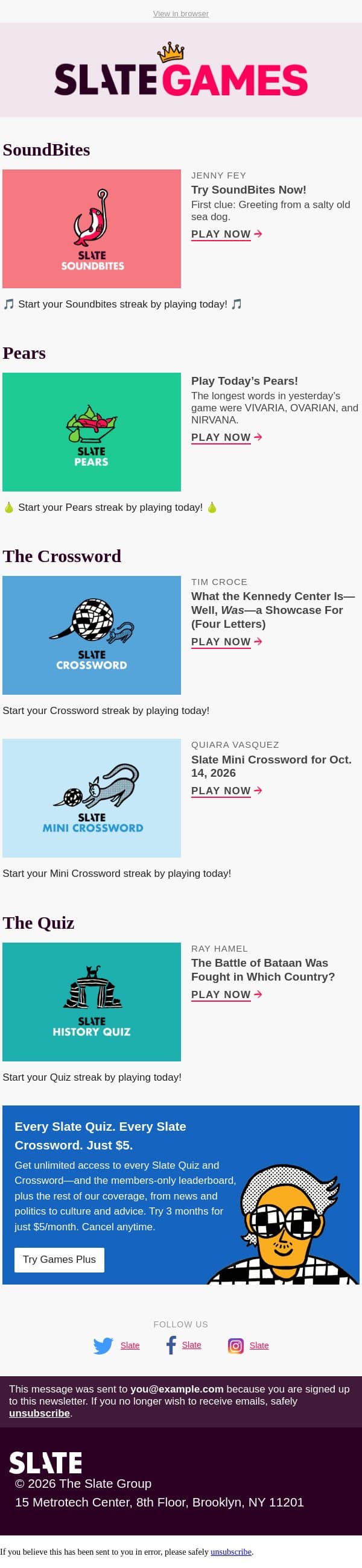 Greeting from a salty old sea dog email from Slate screenshot