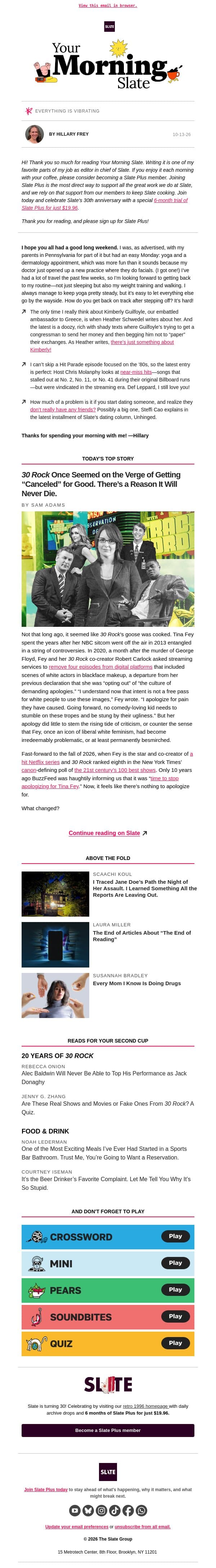There’s just something about Kimberly email from Slate screenshot